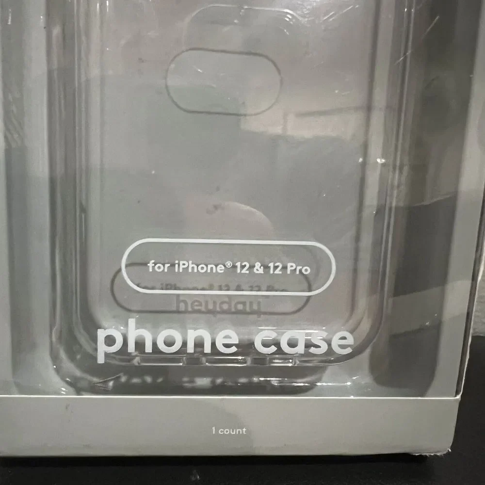 Heyday Phone Case for iPhone 12 & 12 Pro -‎ Clear - Open Box